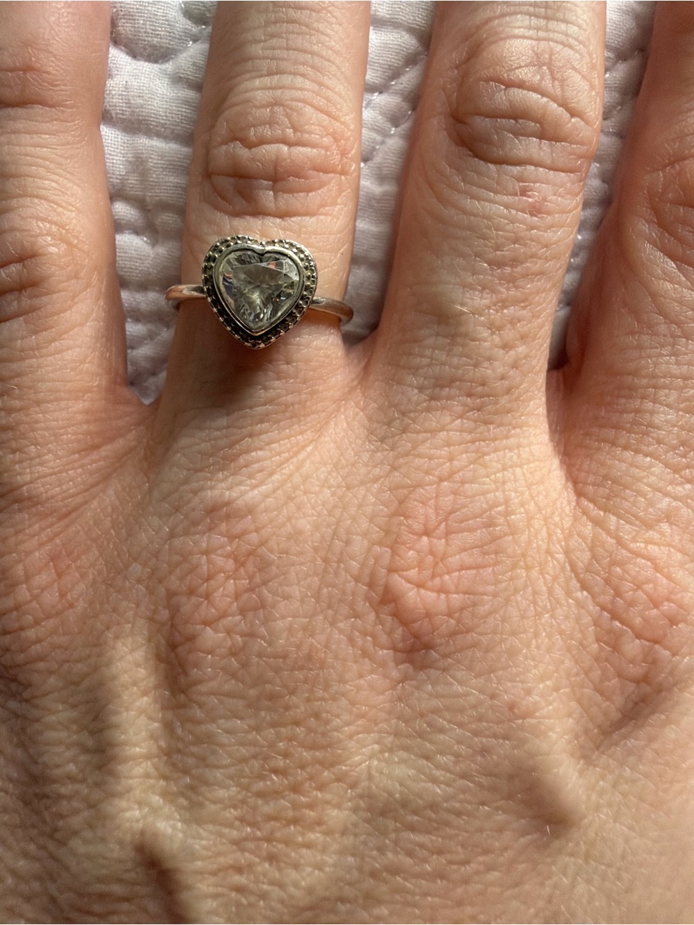Pandora heart ring size 7